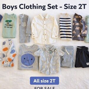 Boys Clothing Bundle 15 pieces 2T
